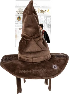 Produktbild von Play by Play Harry Potter Sprechender Hut Plüschfigur mit Sound 22 cm Deutsche Version PBP760021569