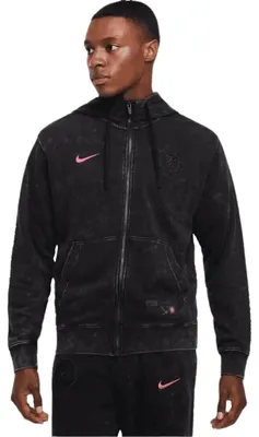 Obrázok produktu pre Nike - Pánska mikina s kapucňou a celoprepínacím zipsom PP5166 (M) (čierna)