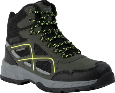 Produktbild von Regatta - Herren Wanderstiefel "Vendeavour" RG9196 (47 EU) (Dunkel-Khaki/Leuchtend Limone)