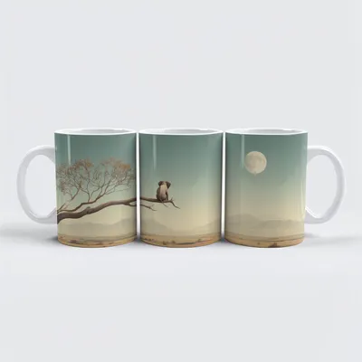 Produktbild von raxxa Premium-Tasse "Mondscheinabend"