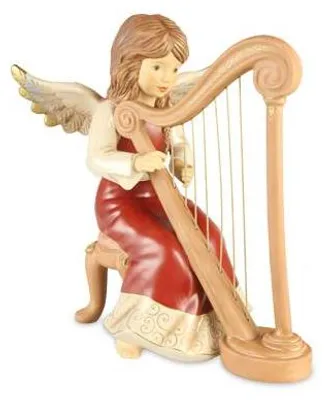 Immagine prodotto di Goebel Himmelsboten, Angelo con melodia delicata, color bordeaux