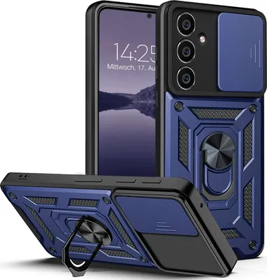 Produktbild von Armor Handyhülle für Samsung Galaxy S23 FE Kameraschutz Handy Panzer Case Cover Schutzhülle Outdoor Farbe: Blau