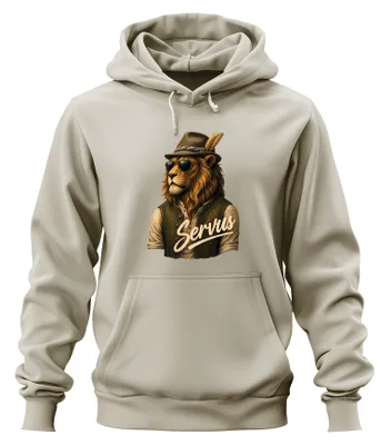 Imagen del producto de Servus Löwe Bayern: Traje tradicional, camisa de traje tradicional, pantalones de cuero, vestido tradicional, sudadera con capucha, sudadera, naturaleza, talla M