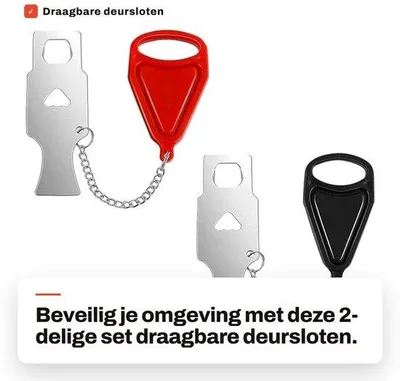 Image de Serrures de sécurité portables pour portes