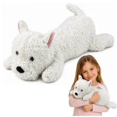 Produktbild von West Highland Plüschhund Kuscheltier Weiß 40 cm