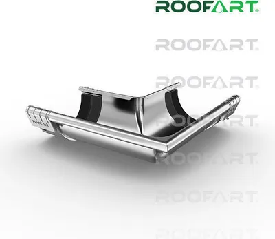 Produktbild von Rinnenwinkel Innenwinkel Innenecke inklusive Verbinder von Roofart ( verzinkt ) Größe 6 tlg