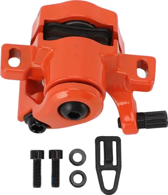 Image de Disques de frein électriques pour scooter -dispositif 60 -mm -étrier de frein de remplacement en alliage d'aluminium pour Mi4 Pro Orange