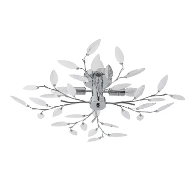 Produktbild von Deckenleuchte FLOS 10190 Ø60CM 4 flammig, E14 Chrom pol., Acryl sandig und rauchig