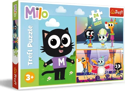 Immagine prodotto di Puzzle TREFL 24 Maxi Avventure di Little Kitty Milo 14371