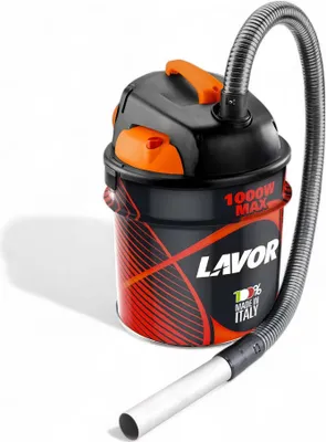 Obrázek produktu pro Výkonný a tichý elektrický vysavač na popel s funkcí protřepávání filtru, objem 18 litrů, výkon 800 W, ocelová nádoba, omyvatelný filtr