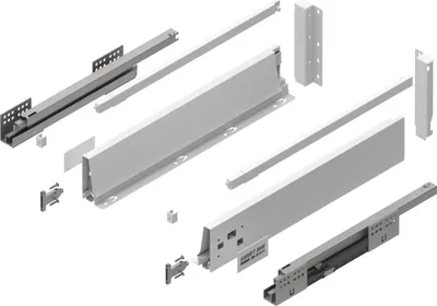 Obrázek produktu pro GAMET BOX2 zásuvka, čtvercový pojezd, střední, bílá, 550 mm