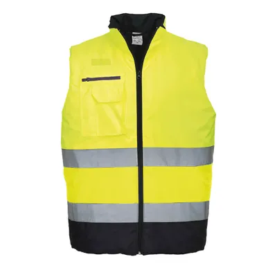 Image de Portwest S267 Gilet de sécurité bicolore Yellow/Navy Taille XL