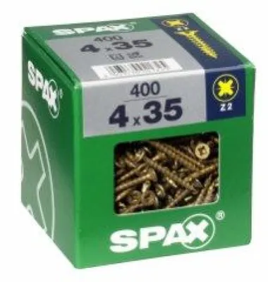 Obrázok produktu pre Univerzálne skrutky Spax 4,0 x 35 mm PZ 2 - 400 ks.