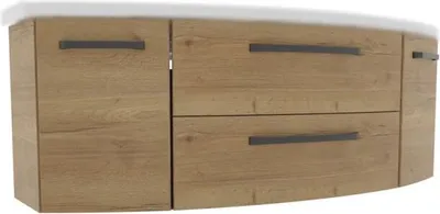 Produktbild von Pelipal Serie 4010 Waschtischunterschrank 4010.821418 Halifax Eiche quer NB 140 cm - LIEFERUNG OHNE WASCHBECKEN & ARMATUR