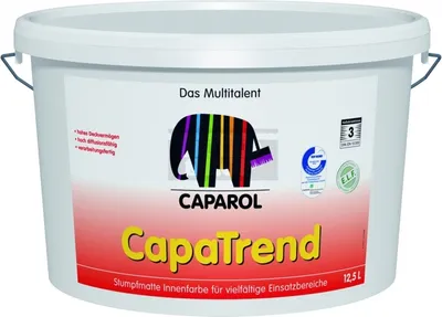 Produktbild von Caparol CapaTrend, Innenfarbe KF, weiss, 2,5 Liter