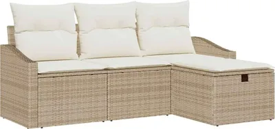 Productafbeelding van vidaXL Set van 4 tuinmeubels, polyrotan