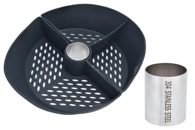 Produktbild von Kochkammerteiler, antihaftbeschichtetes Silikon, 304 Edelstahl, für Vorwerk Thermomix TM5, TM6, TM31