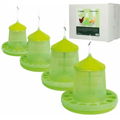 Produktbild von Gaun Geflügel Futterautomat limonengrün, Fassungsvermögen: 2 kg