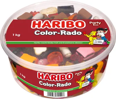 Produktbild von Haribo Fruchtgummi und Lakritzprodukte - Color Rado, 1000g