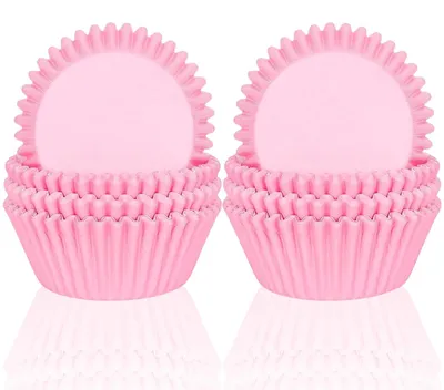 200 rosa Papier-Cupcake-Förmchen, Muffin-Backbecher, Party-Deko