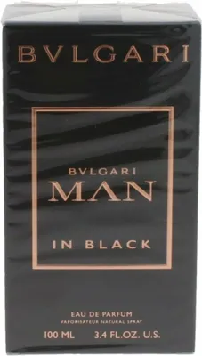 Image de Bvlgari Men in Black, 100 ml Eau de Parfum Vaporisateur pour hommes
