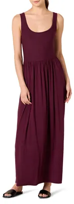 Produktbild von A. Essentials Damen Tailliertes Tanktop-Maxikleid(erhältlich in Übergröße), Burg