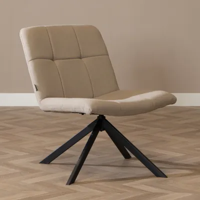 Produktbild von Bronx71 Sessel Eevi taupe recycelter Stoff drehbar