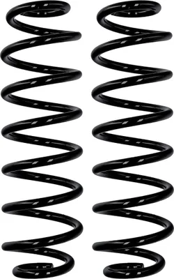 Productafbeelding van Set ophangingsveren voor de achteras, schroefveer, diameter 12 mm, merk EIBACH, geschikt voor onder andere VW GOLF