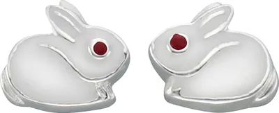 Produktbild von Zeeme for Kids Ohrringe 925/- Sterling Silber 0,6cm weiß 371220298R