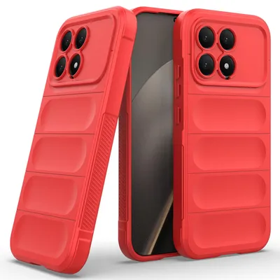 Obrázek produktu pro Pouzdro pro Xiaomi Poco F8 Pro/Redmi K90 Měkké TPU Silikonové Nárazuvzdorné Ochranné Pouzdro červené