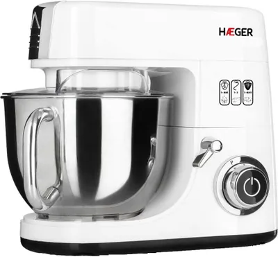 Produktbild von Haeger BL-15B.012A, Standmixer, Weiß, Kneten, Mixen, 6 l, Drehregler, Edelstahl