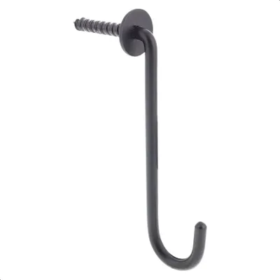 Produktbild von WAGNER hooks4home Wandhaken RETRO - 115 x 35 mm, beschichteter Stahl schwarz matt - 17043021