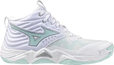 Produktbild von Mizuno Wave Momentum Elite Mid - white/blue tint, Größe:6