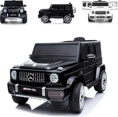 Produktbild von Chipolino Kinder Elektroauto SUV Mercedes-Benz AMG G63 Radio Vierradfederung MP3 schwarz