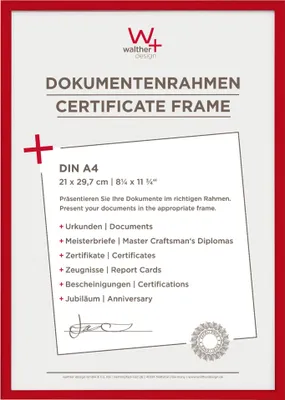 Produktbild von Walther New Lifestyle Kst. 21x30 ROT KV130R