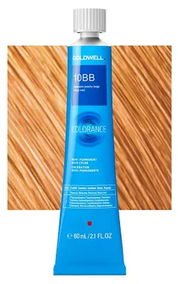 Zdjęcie produktu dla Goldwell Colorance, Blond, 10BB, Peachy Beige, Unisex, 60 ml, Do wszystkich włosów