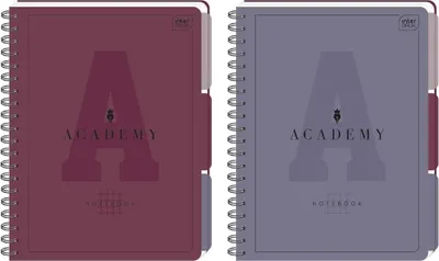 Zdjęcie produktu dla Kołozeszyt A4/100K kratka Academy (5szt)