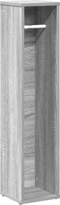 Produktbild von Badezimmerschrank mit Rollenhalter Grau Sonoma 20,5x20x90 cm