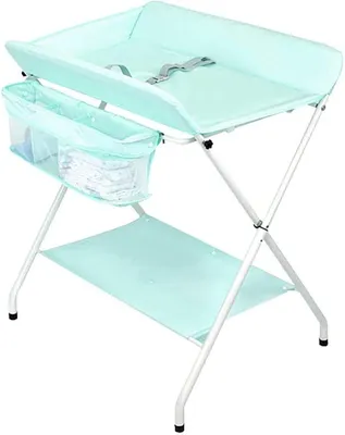 Immagine prodotto di Tavolino fasciatoio pieghevole - 82x59 cm - Verde