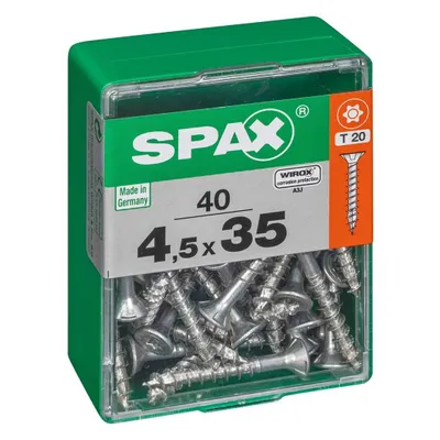 Productafbeelding van Spax universele schroeven, 4,5 x 35 mm, TX 20 - 40 stuks.