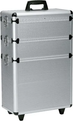 Produktbild von Sibel 3-teiliges Aluminium-Gepäck Silber 65x43x22cm
