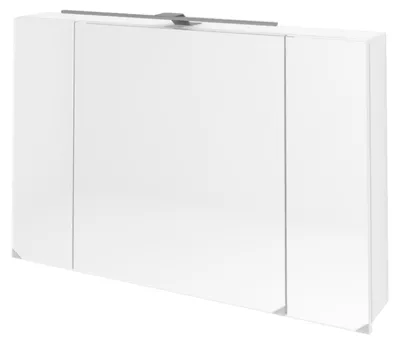 Zdjęcie produktu dla Szafka łazienkowa Kolpa OXANA z oświetleniem LED, biała - LED, przełącznik, szklane drzwi