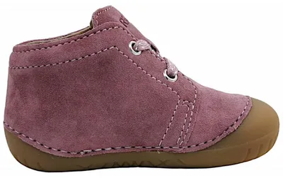 Imagen del producto de Zapatos para niña de la marca Richter, modelo botín con cordones, ideales para aprender a caminar, color rosa, para uso diario