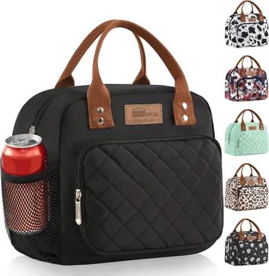 Produktbild von Isolierte Lunchtasche für Erwachsene Rosa Kühltasche Lunchbox