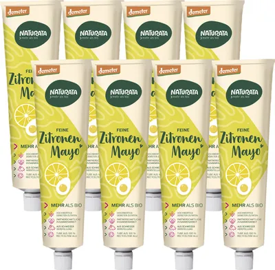 Produktbild von Zitronen Mayo in der Tube, 8x 185 ml