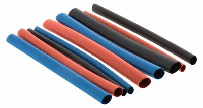 Image de Gaines thermorétractables 3 couleurs  Lot de 18