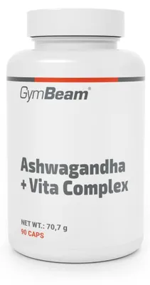 Produktbild von GymBeam - Ashwagandha + Vita Complex, 90 Kapseln