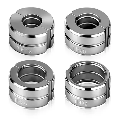 Produktbild von 4 Stück TH-Kontur Pressbacke TH16 20 26 32mm Pressbackeneinsatz Crimpzange Wechselbacken für Presszange Kupferrohr Rohrpresszange Handpresszange Weiß