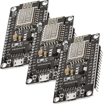 Immagine prodotto di AZ-Delivery Modulo Lolin V3 con microcontrollore NodeMCU, Lua, ESP8266, ESP-12F, scheda di sviluppo Wi-Fi con CH340, 3x Lolin V3