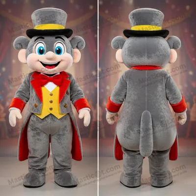 Image de Costume MASTICOT de maître de cérémonie jovial gris velouté